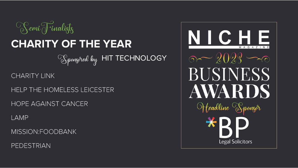 Niche Awards 2023   Charity Semi Finalists